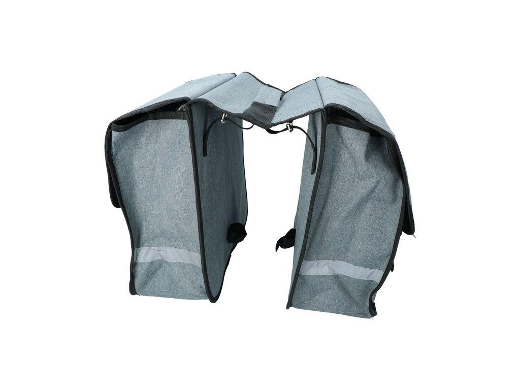 Dresco Dubbele Fietstas 36 Liter - Grijs 3/7