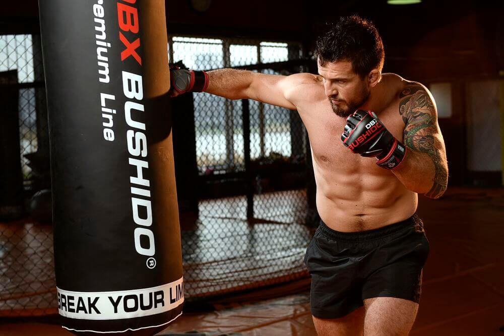 Trainingshandschoenen voor MMA en zaktraining DBX BUSHIDO 3/7