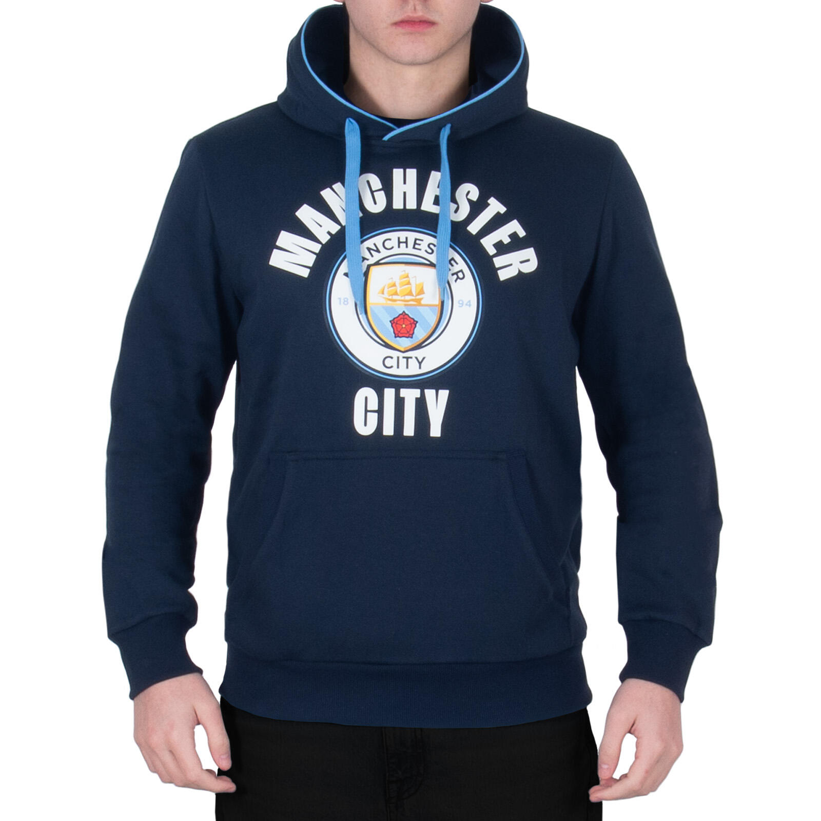 MANCHESTER CITY Manchester City Mens Hoody Fleece Graphic OFFICIAL Football Gift