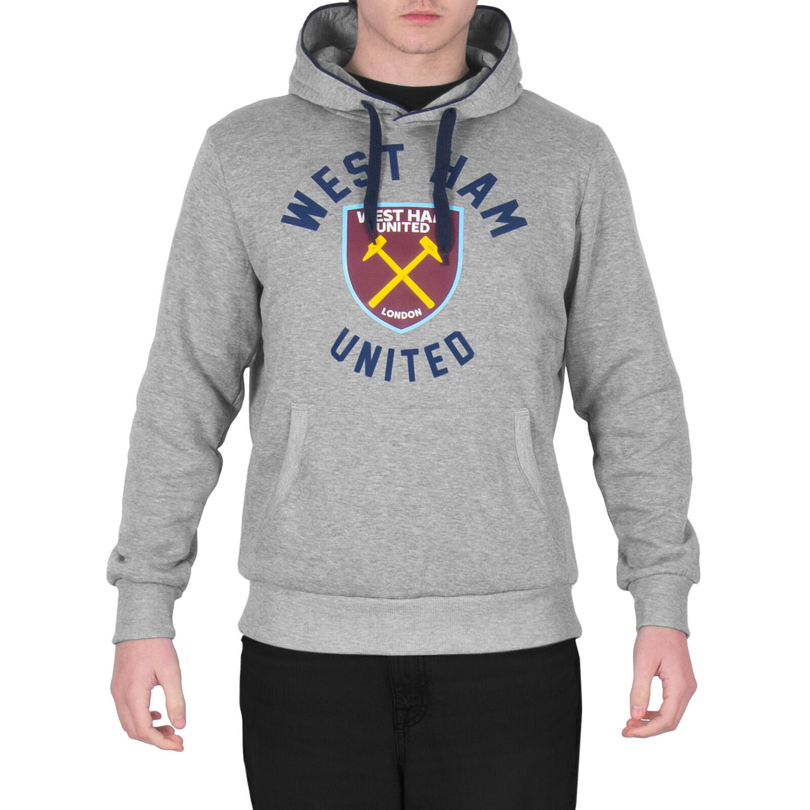 WEST HAM UNITED West Ham United Mens Hoody Fleece Graphic OFFICIAL Football Gift