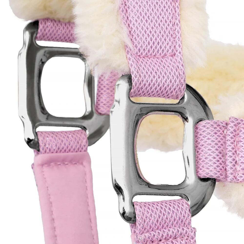 Paardenhalster van EQUESTRIAN QUEEN Rotterdam 25SS met bontafwerking 2/6