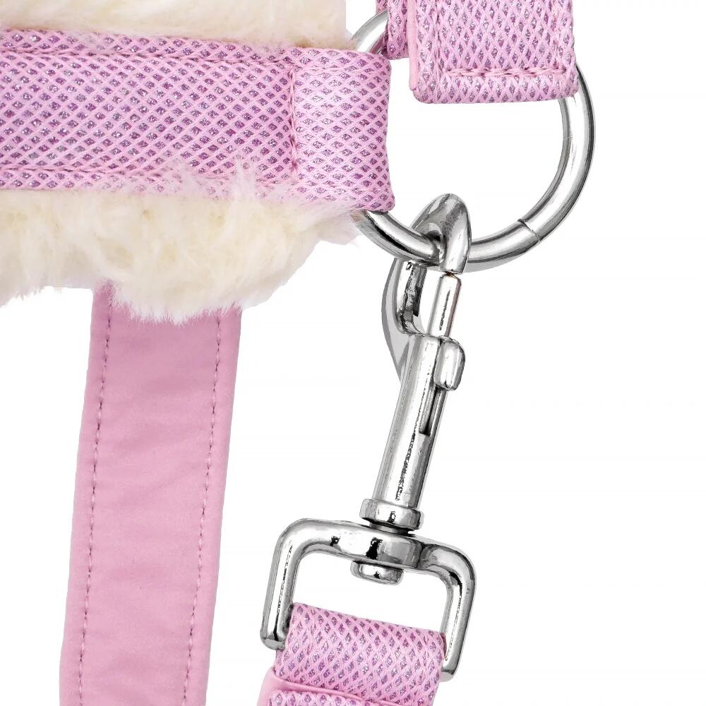 Paardenhalster van EQUESTRIAN QUEEN Rotterdam 25SS met bontafwerking 4/6