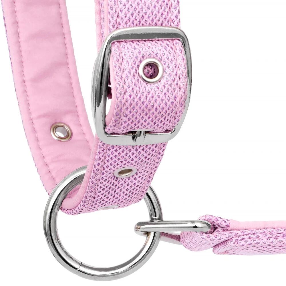 Paardenhalster van EQUESTRIAN QUEEN Rotterdam 25SS met bontafwerking 5/6