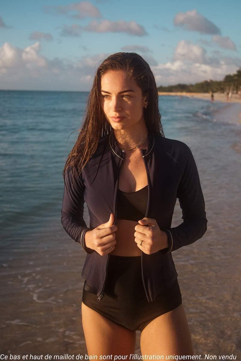 Veste de bain anti-UV Femme, Moorea, Bleu Océan 6/7