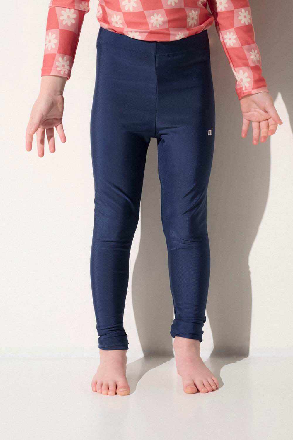 Legging de bain anti-UV Bébé, Samoa, Bleu Océan 3/7