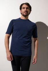 T-shirt de bain anti-UV Homme manches courtes, Moorea, Bleu Océan