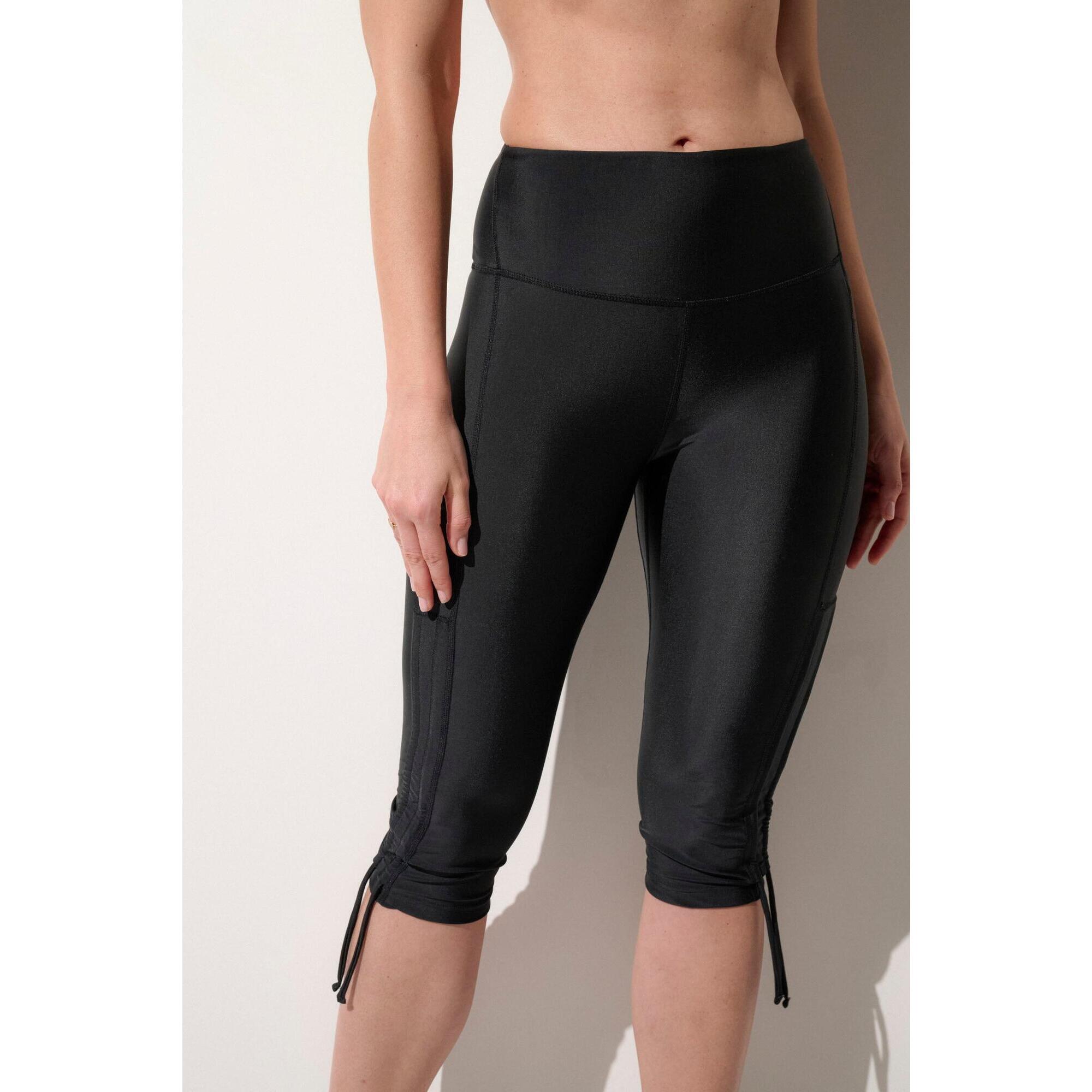 Ker Sun - Legging De Bain Anti-uv Court Femme, Malta, Noir - Legging 7/8 - Noir - 42 M/l - Decathlon