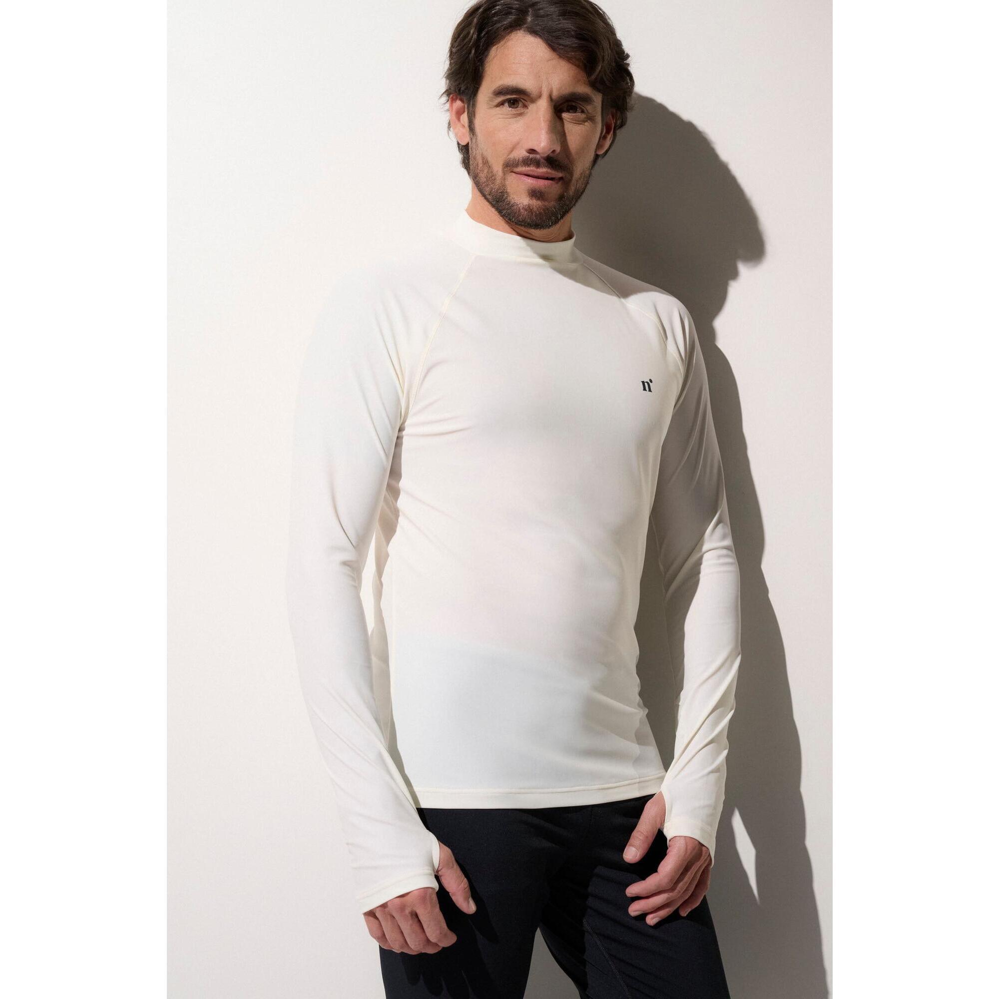 Ker Sun - T-shirt De Bain Anti-uv Homme, Pacific, Blanc Perlé - T-shirt Anti-uv - Blanc - 42 M/l - Decathlon