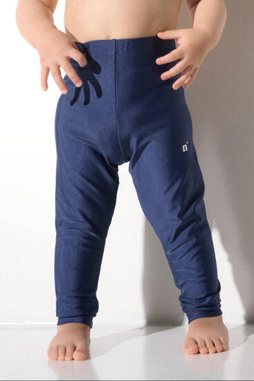 Legging de bain anti-UV Bébé, Samoa, Bleu Océan