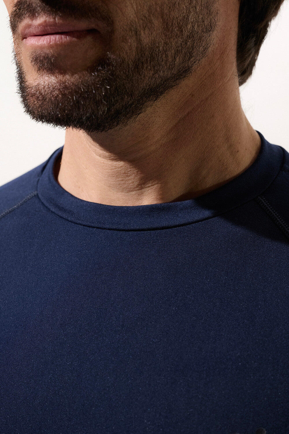 T-shirt de bain anti-UV Homme manches courtes, Moorea, Bleu Océan 4/5