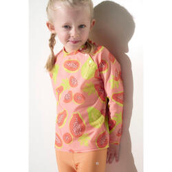 T-shirt de bain anti-UV manches longues Bébé, Samoa, Papaye