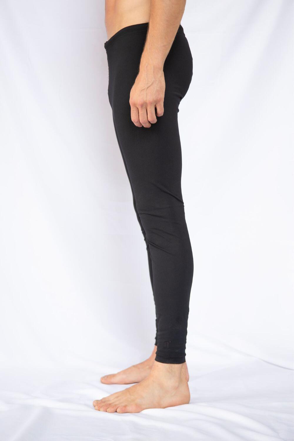 Legging de bain anti-UV Homme, Galápagos, Noir 3/4