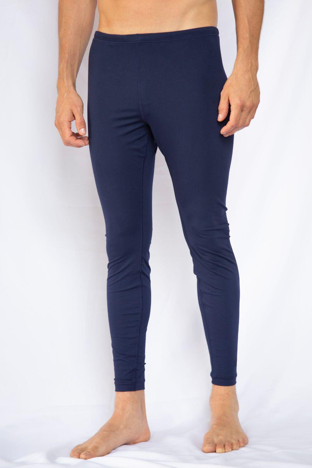 Legging de bain anti-UV Homme, Galápagos, Bleu Océan 1/3