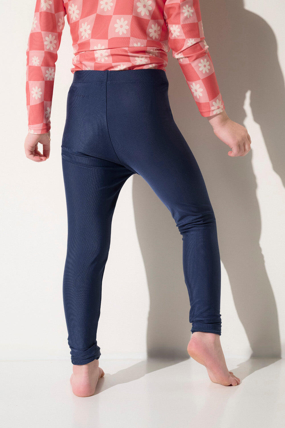 Legging de bain anti-UV Bébé, Samoa, Bleu Océan 4/7