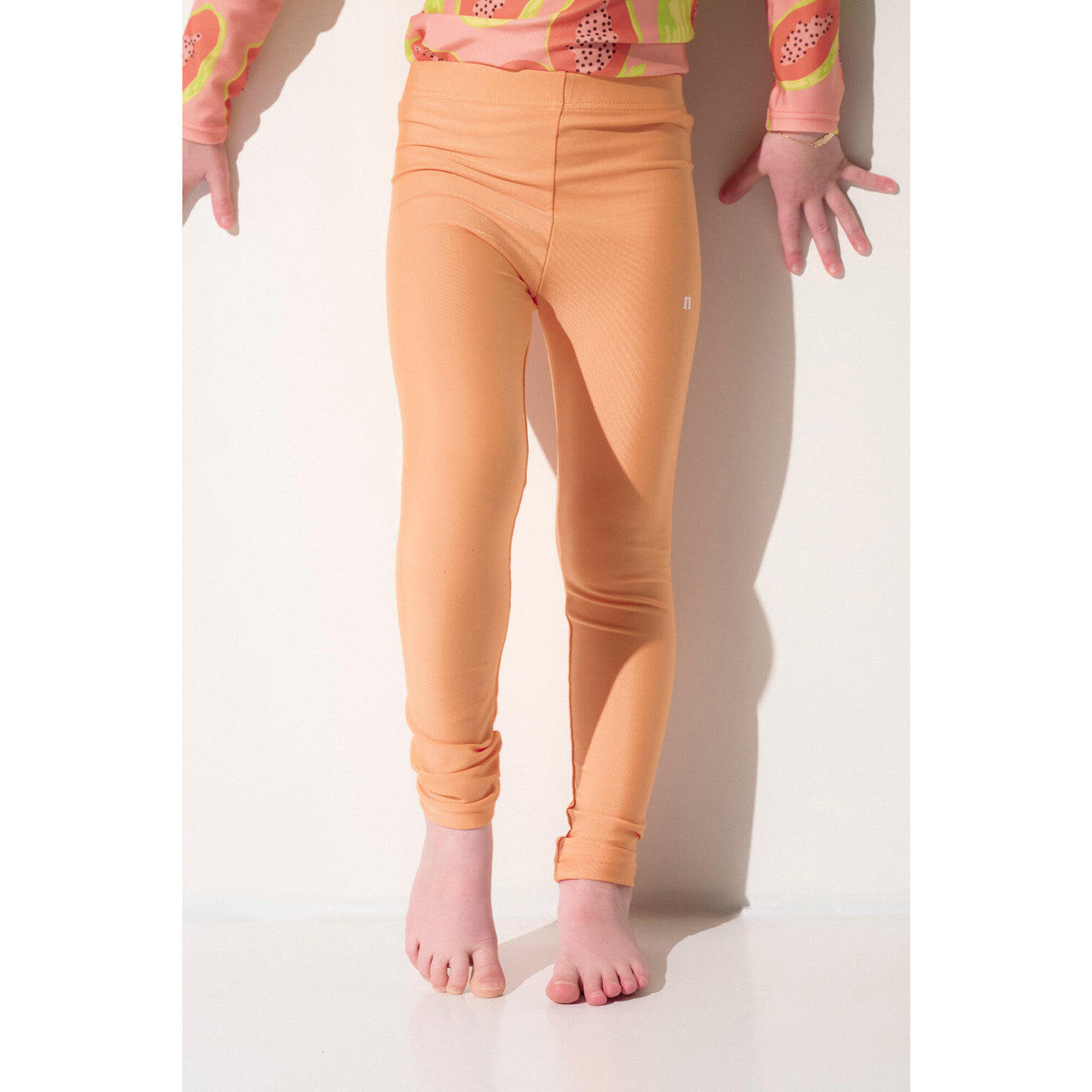 Ker Sun - Legging De Bain Anti-uv Bébé, Samoa, Orange - Legging - Orange - Decathlon