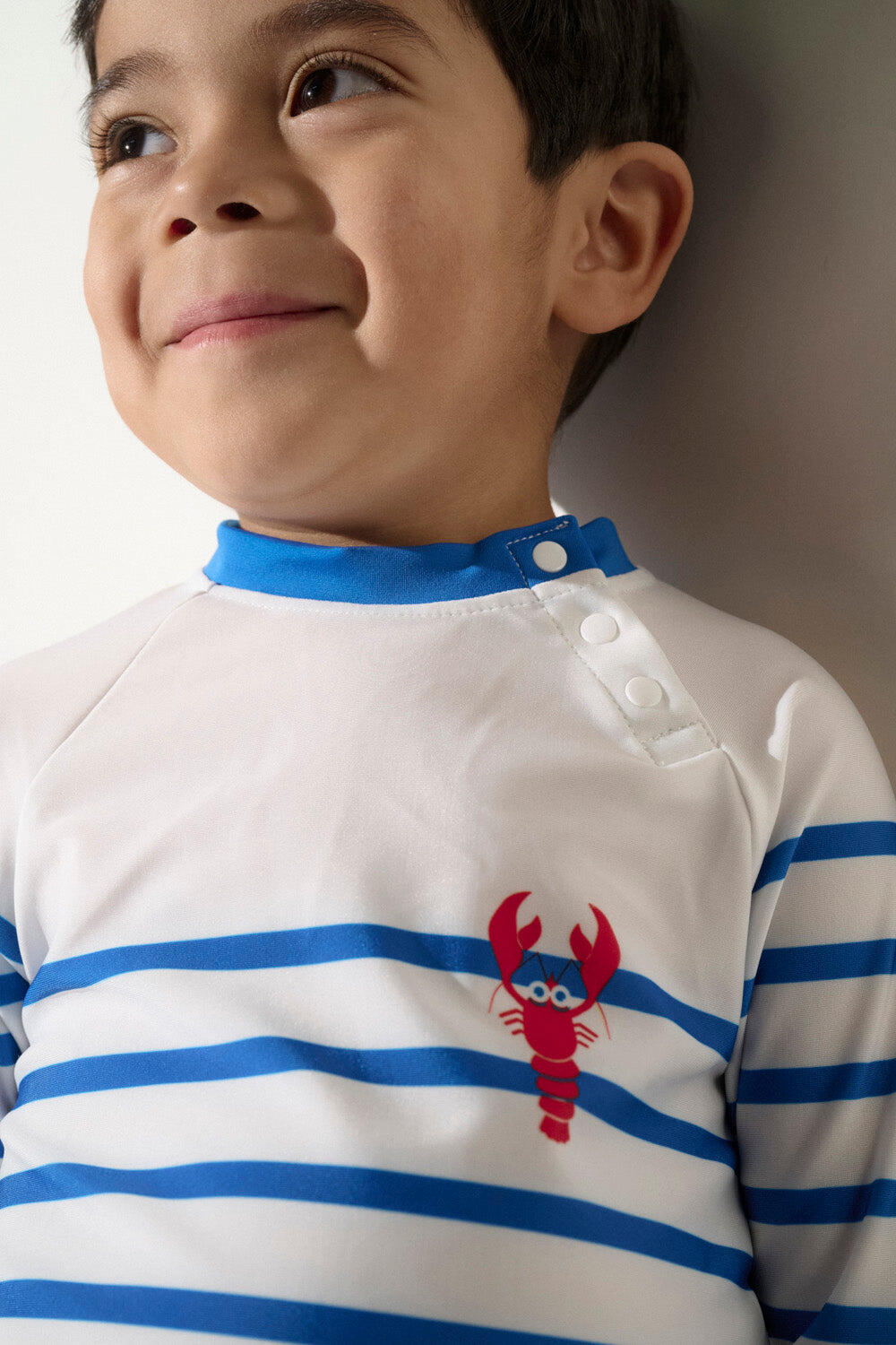 T-shirt de bain anti-UV manches longues Bébé, Samoa, Homard 2/7