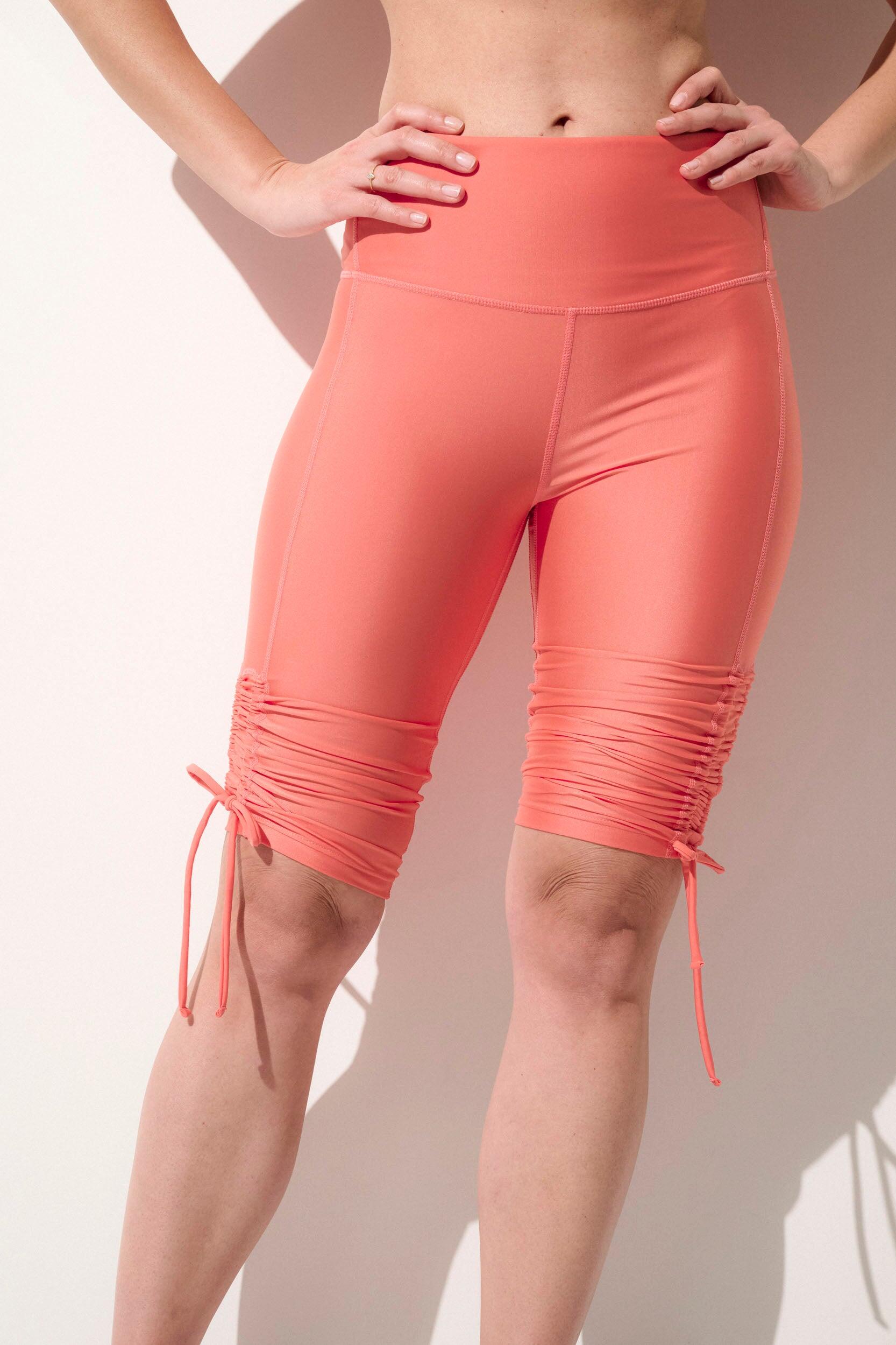 Legging de bain anti-UV court Femme, Malta, Hortensia 2/5