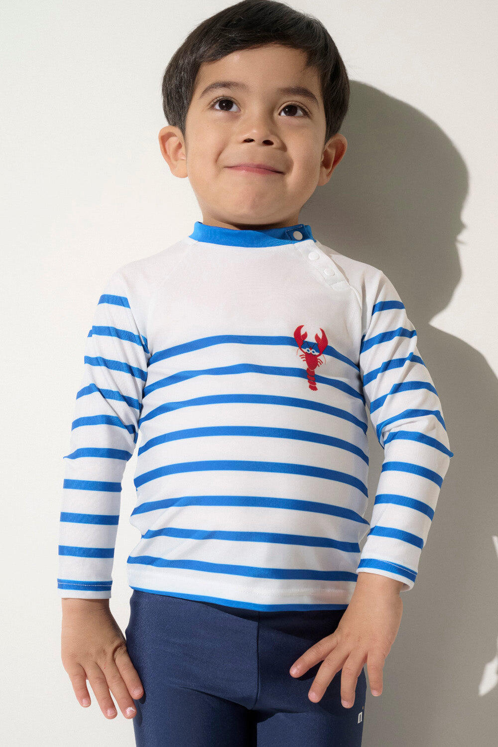 T-shirt de bain anti-UV manches longues Bébé, Samoa, Homard 6/7