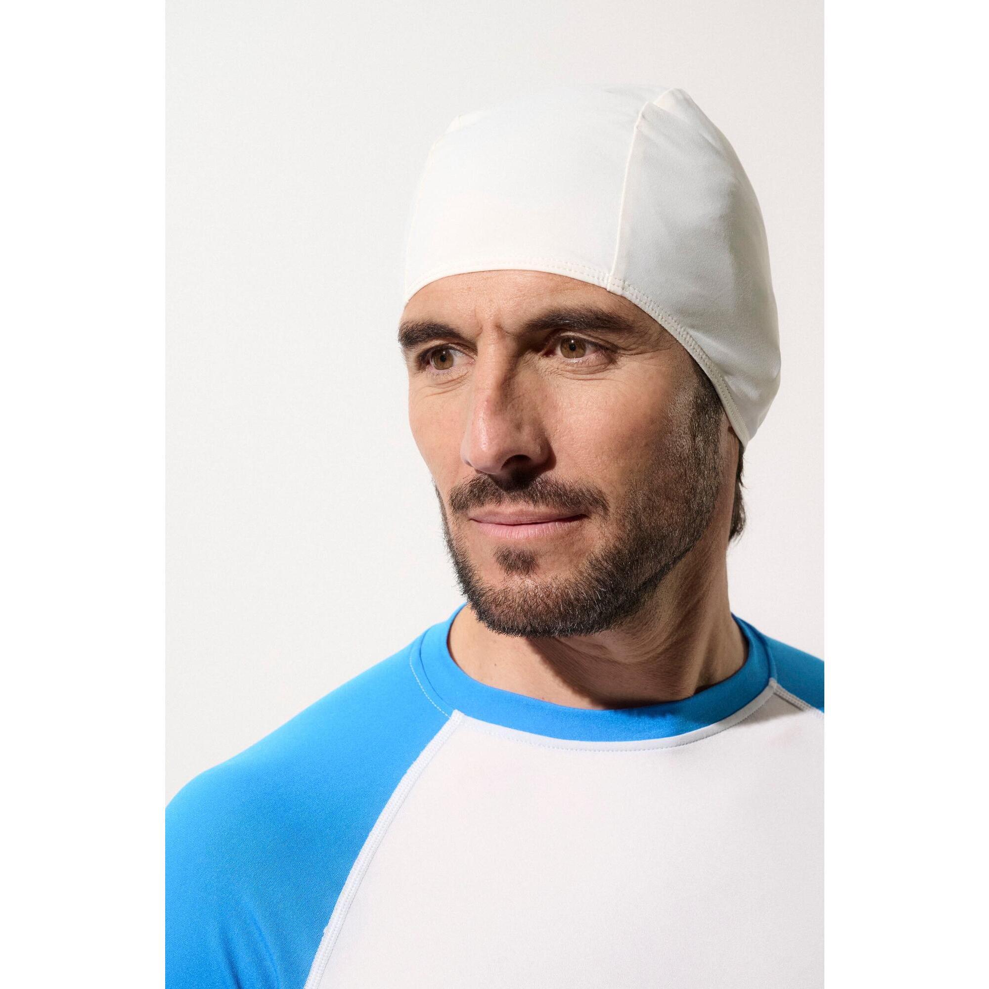 Ker Sun - Bonnet De Bain Anti-uv Unisexe, Pacific, Blanc Perlé - Bonnet De Bain - Blanc - No Size - Decathlon