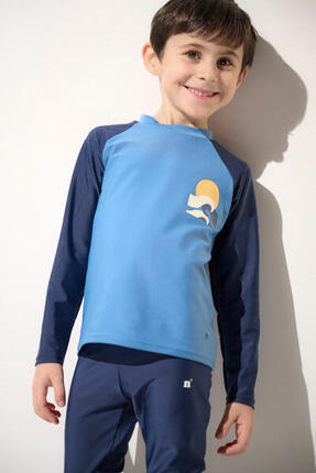 T-shirt de bain anti-UV Enfant, Fidji, Brise d'été