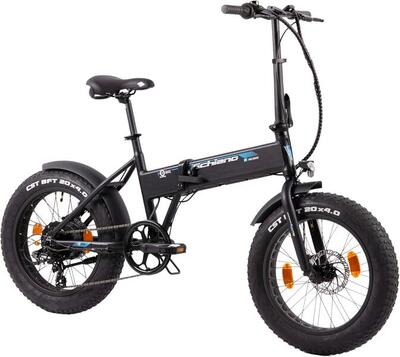 E-Boss 20" E-bike pieghevole con batteria integrata. Nero