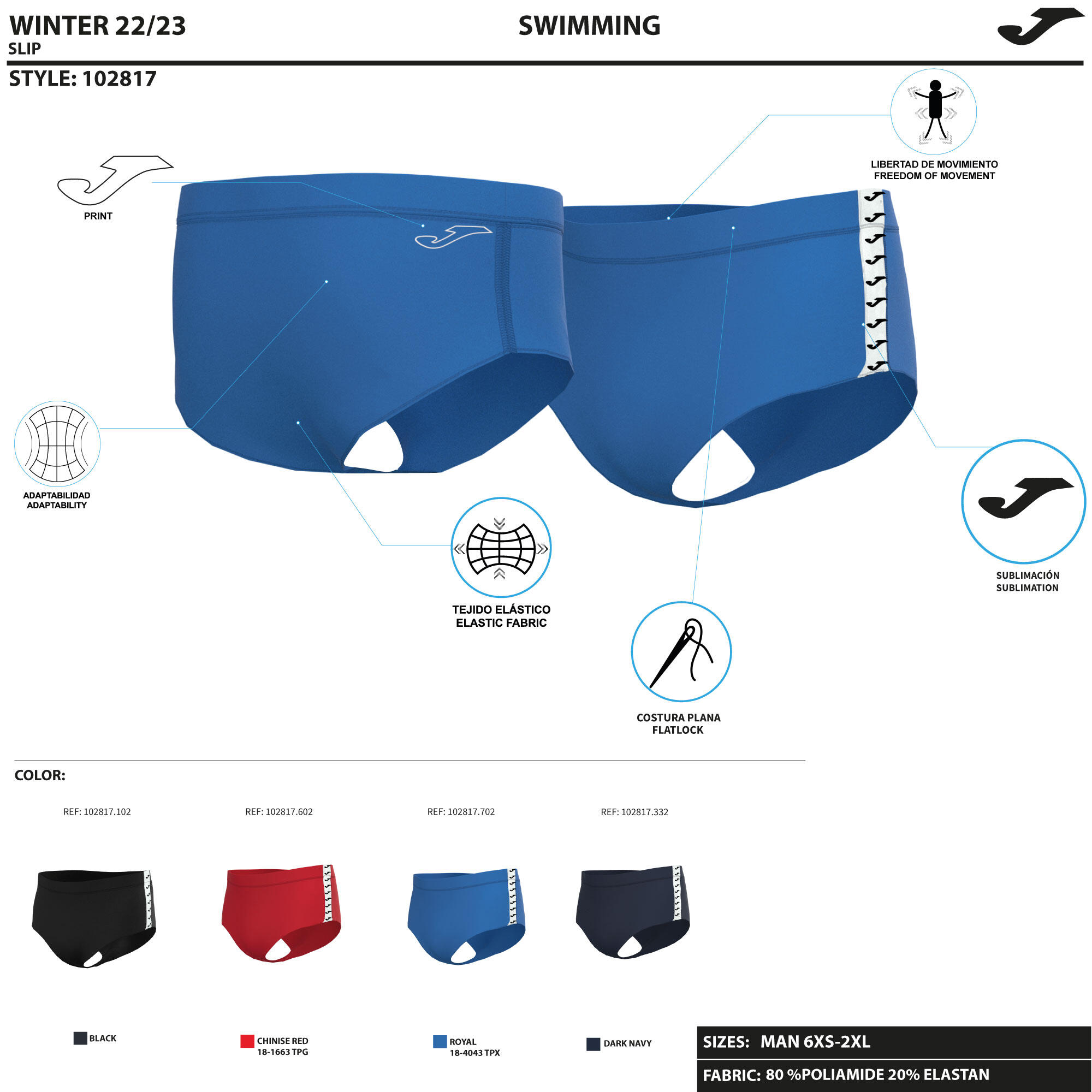 Plavky Joma Splash 3/3