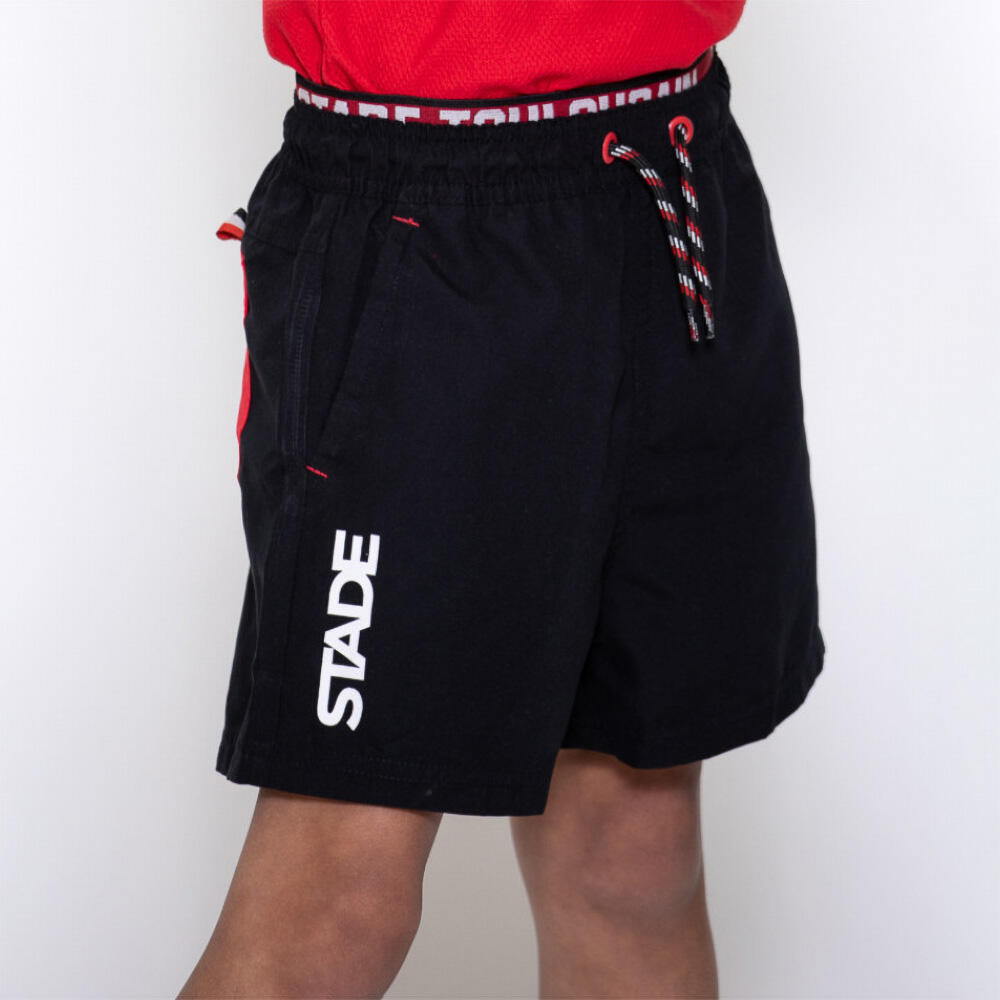 Costume da Bagno Bambino Meastave Nero Stade Toulousain 3/4