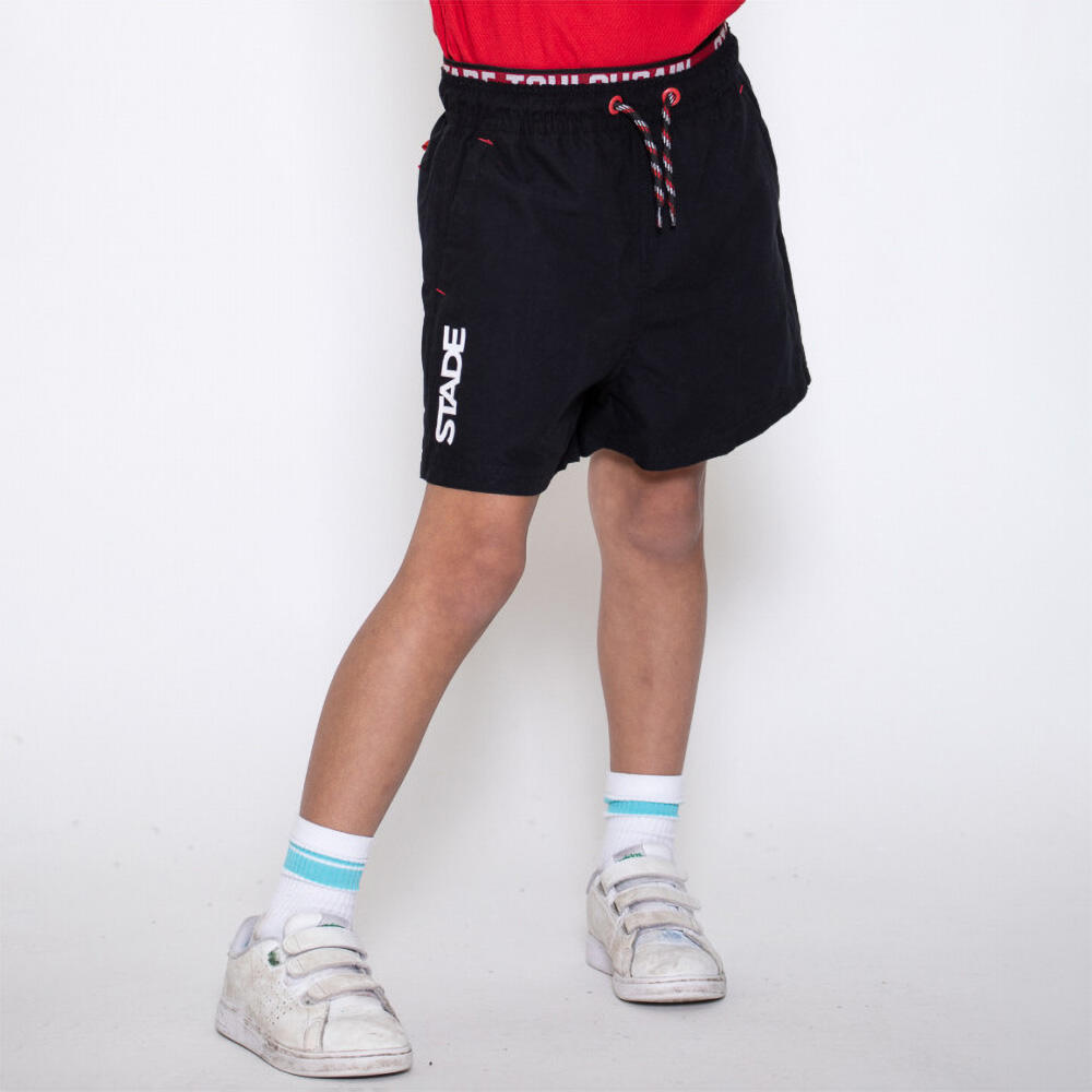 Costume da Bagno Bambino Meastave Nero Stade Toulousain 4/4
