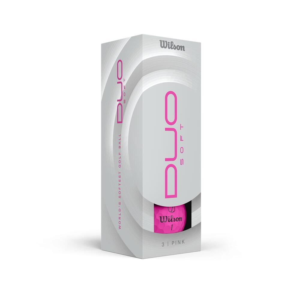 Balles de Golf Wilson Duo Soft Rose 2/4