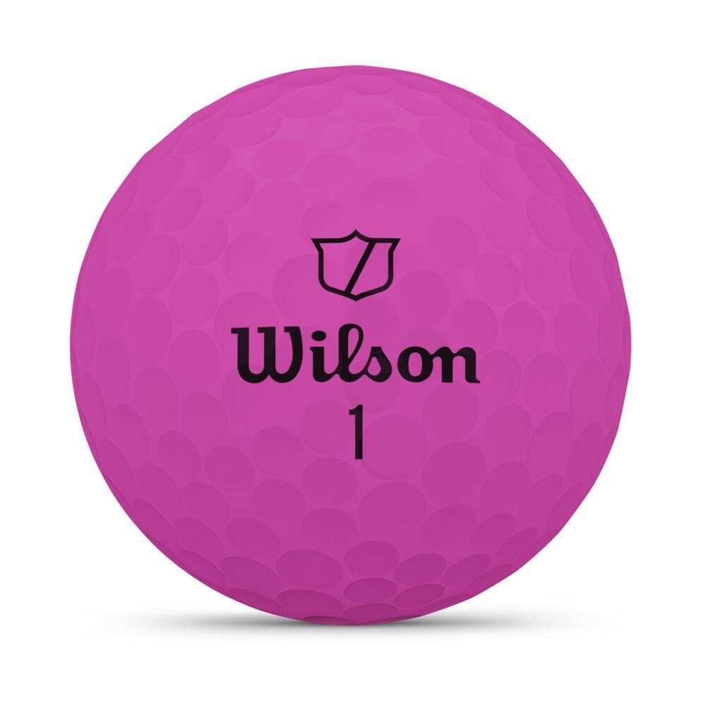 Balles de Golf Wilson Duo Soft Rose 3/4