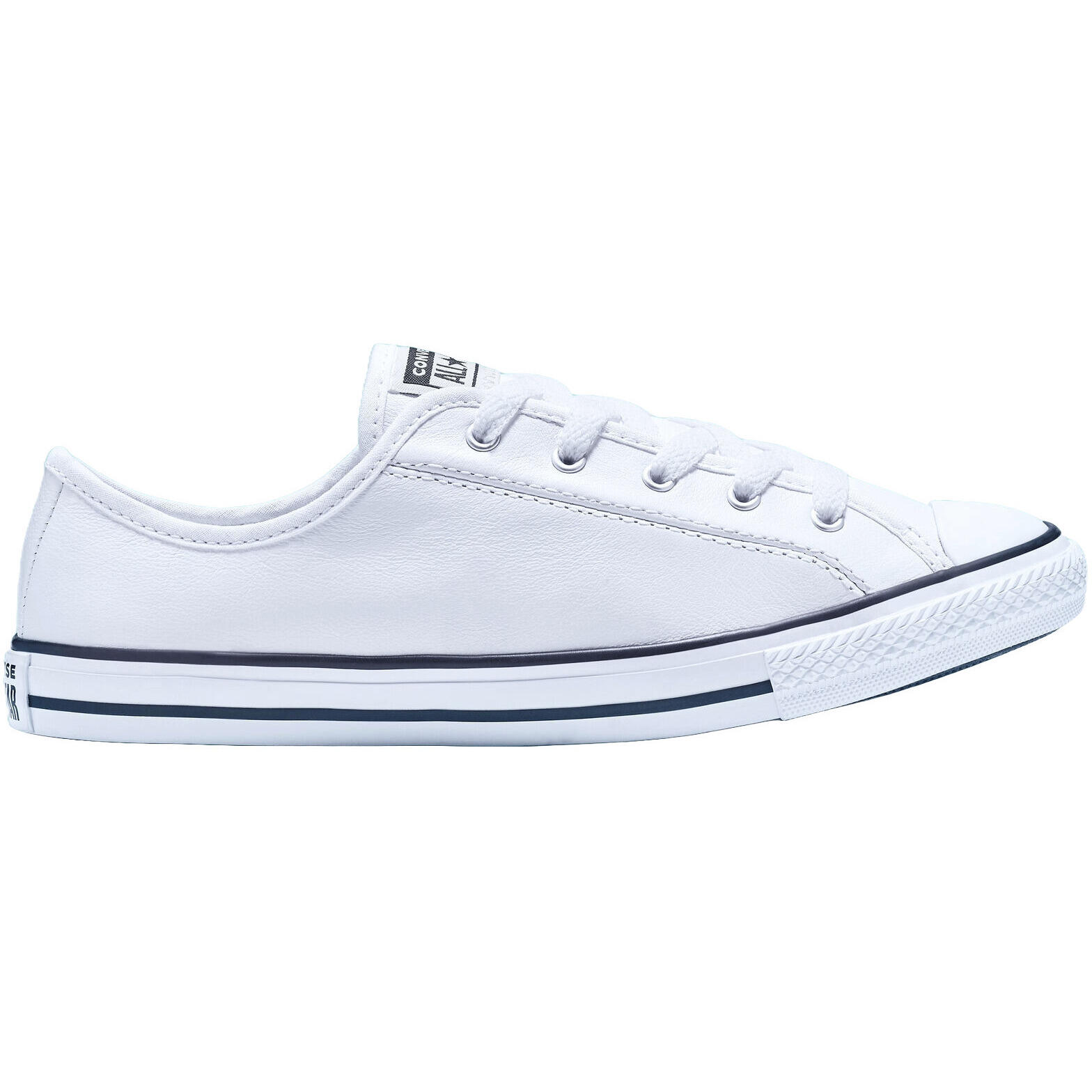 Baskets Converse Chuck Taylor All Star Dainty Leather Low, Blanc, Unisexe 1/5