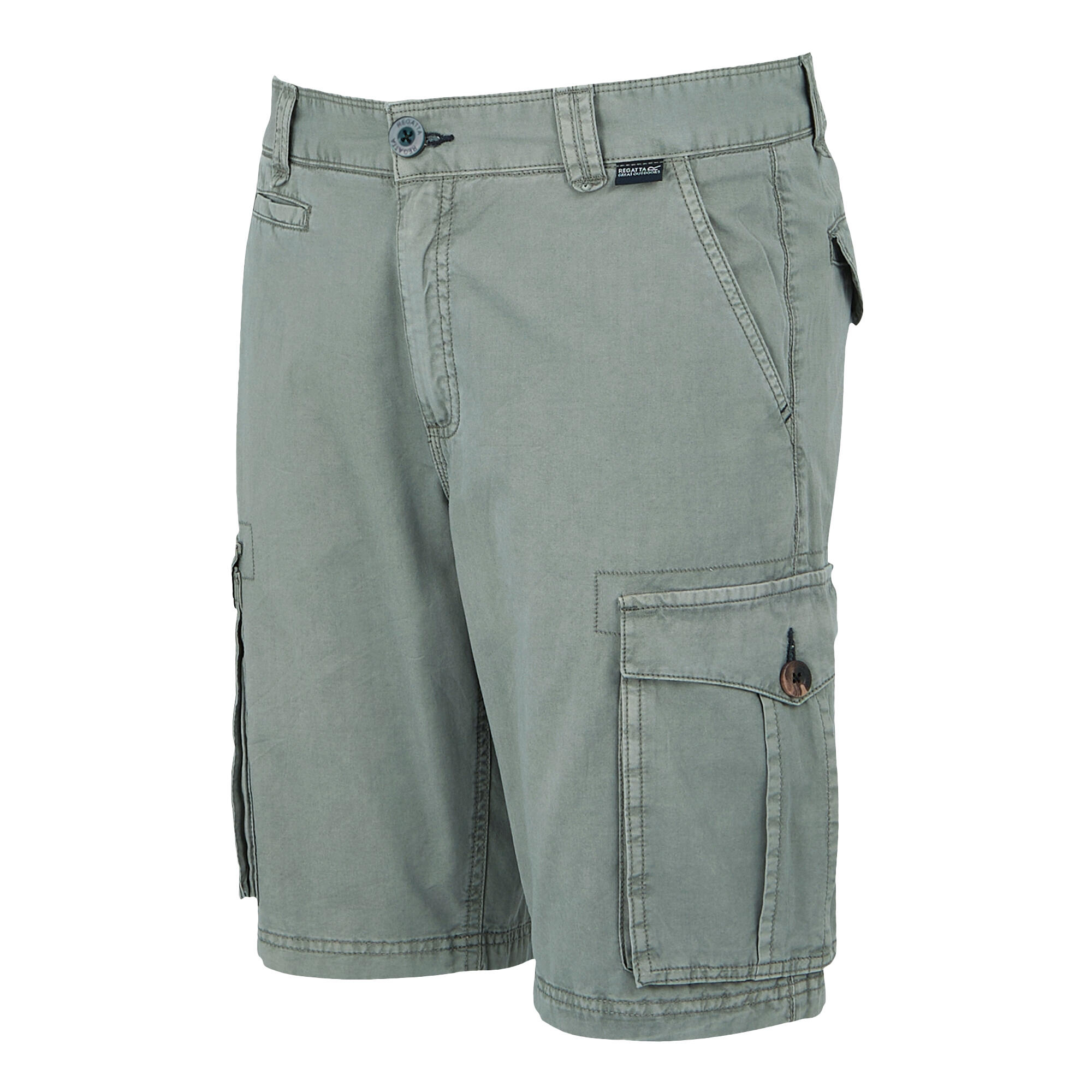 Mens Ruwan Casual Shorts (Storm Grey) 3/5
