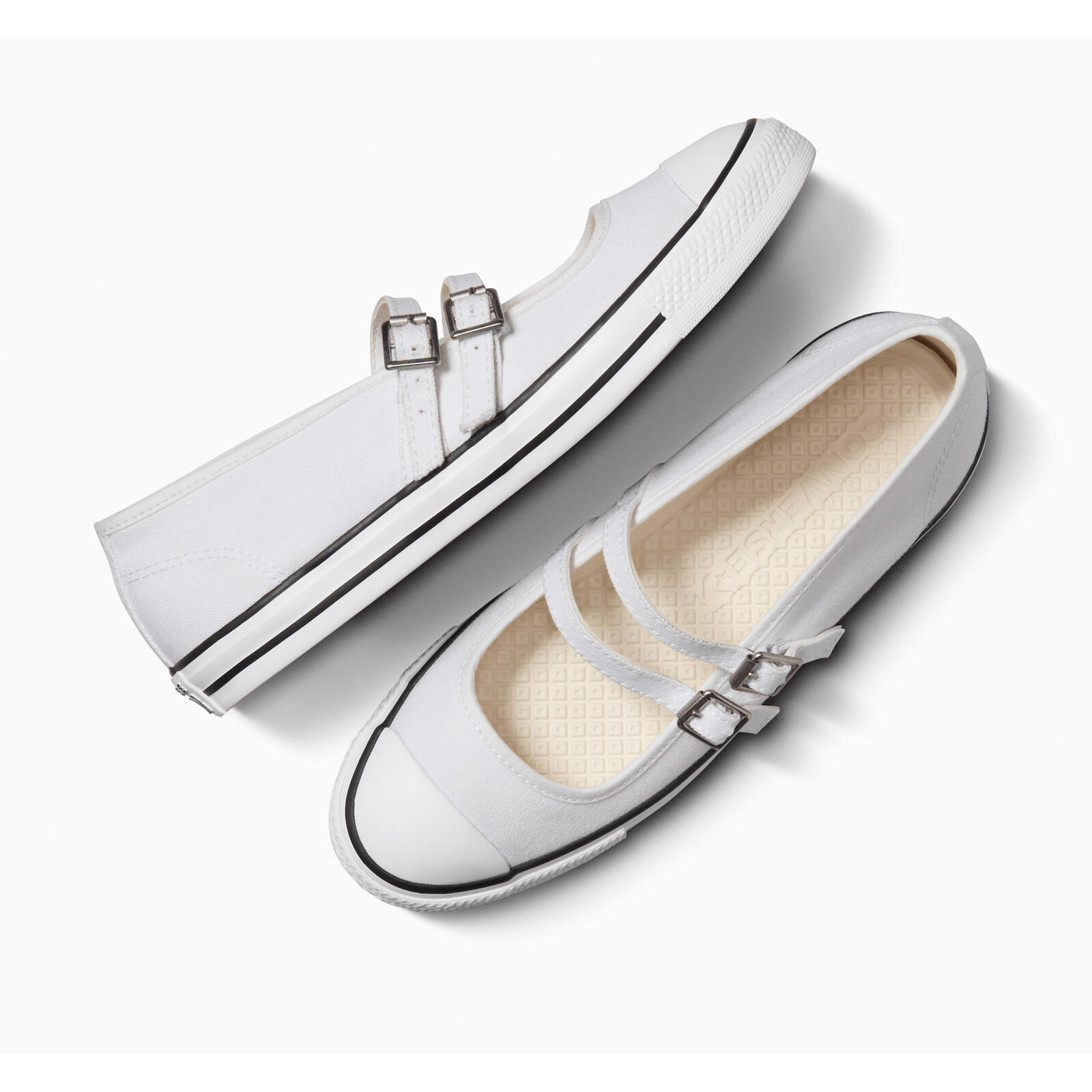 Baskets Converse Chuck Taylor All Star Dainty Mary Jane, Blanc, Unisexe 2/5