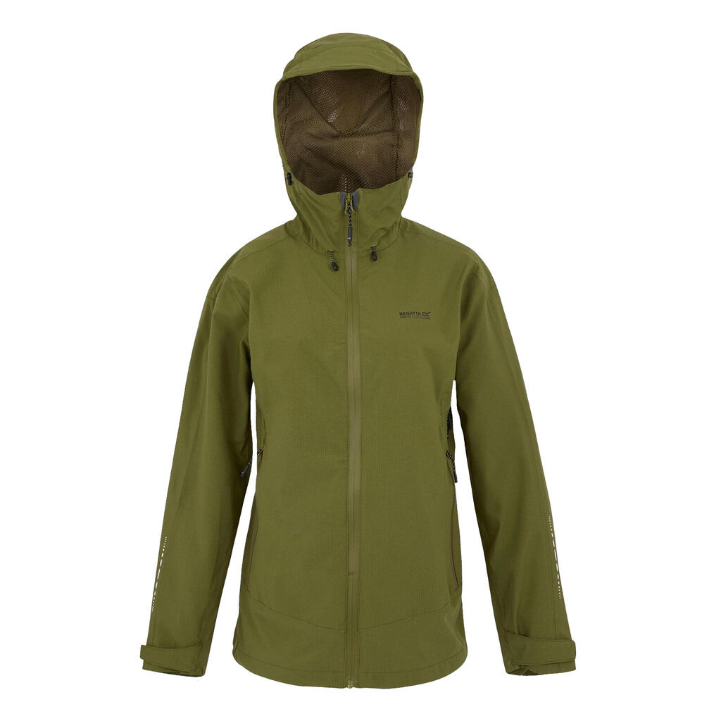 Womens/Ladies Okara Waterproof Jacket (Nephrite Green/Camo Green)