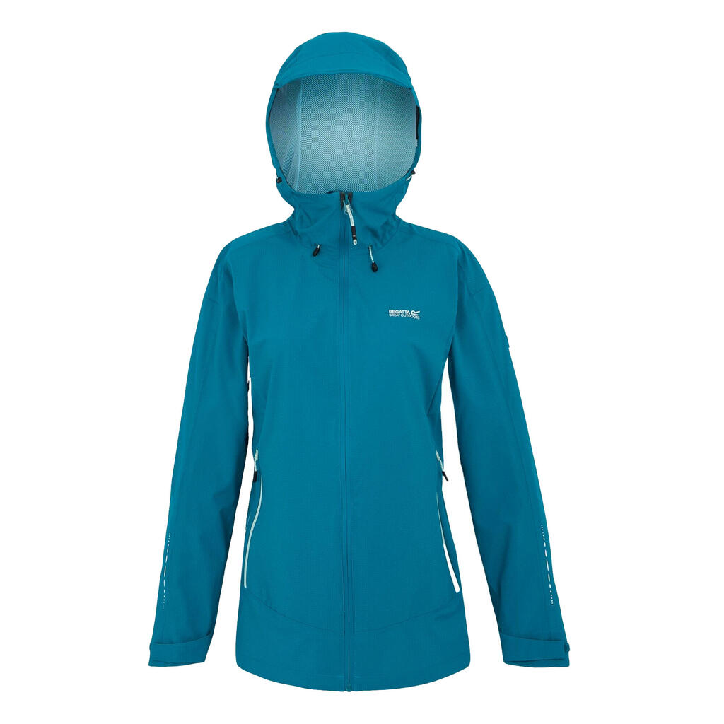 Womens/Ladies Okara Waterproof Jacket (Exotic Plume/Icy Morn)