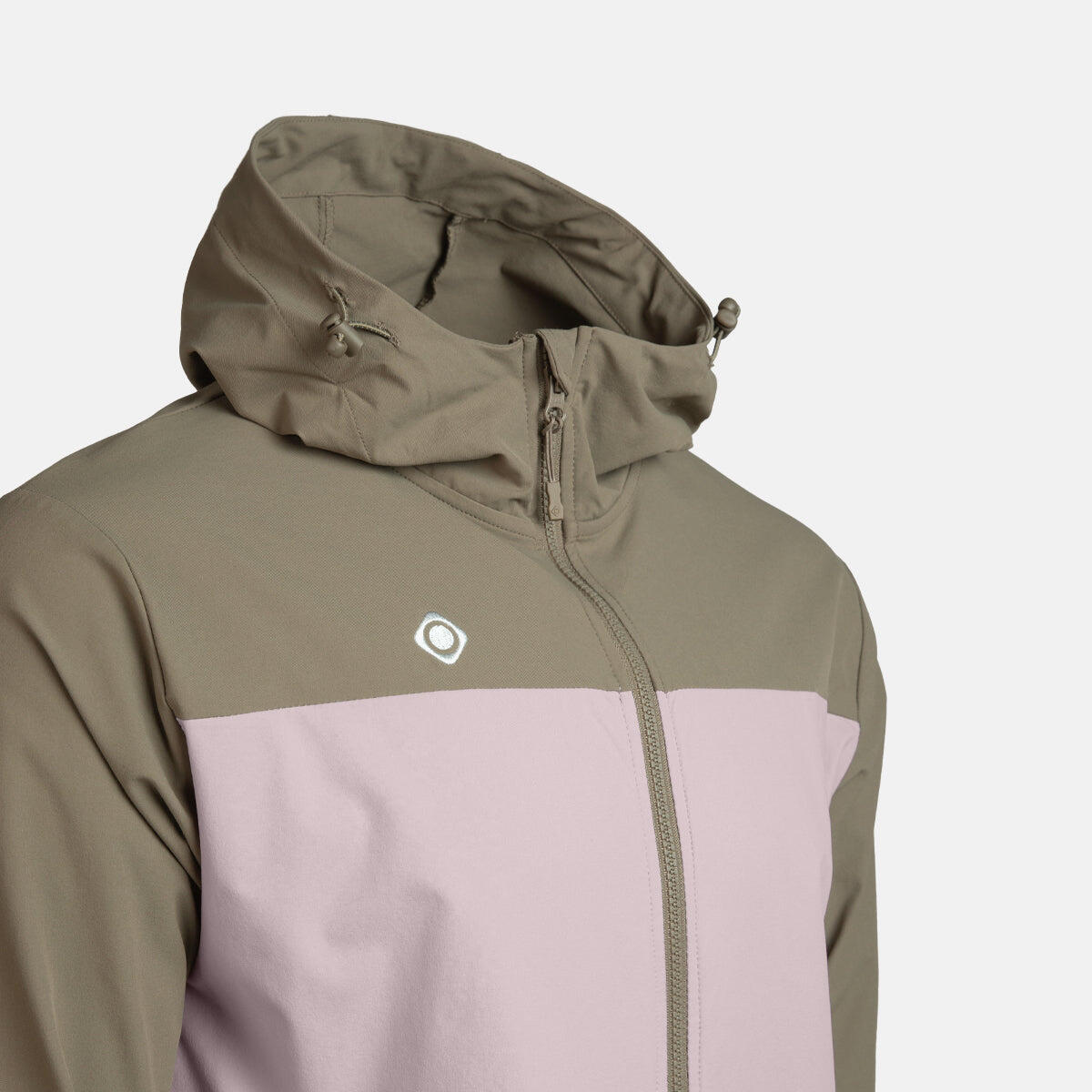 Giacca leggera TURIN - Cappuccio regolabile, zip e tasche in vita 3/4
