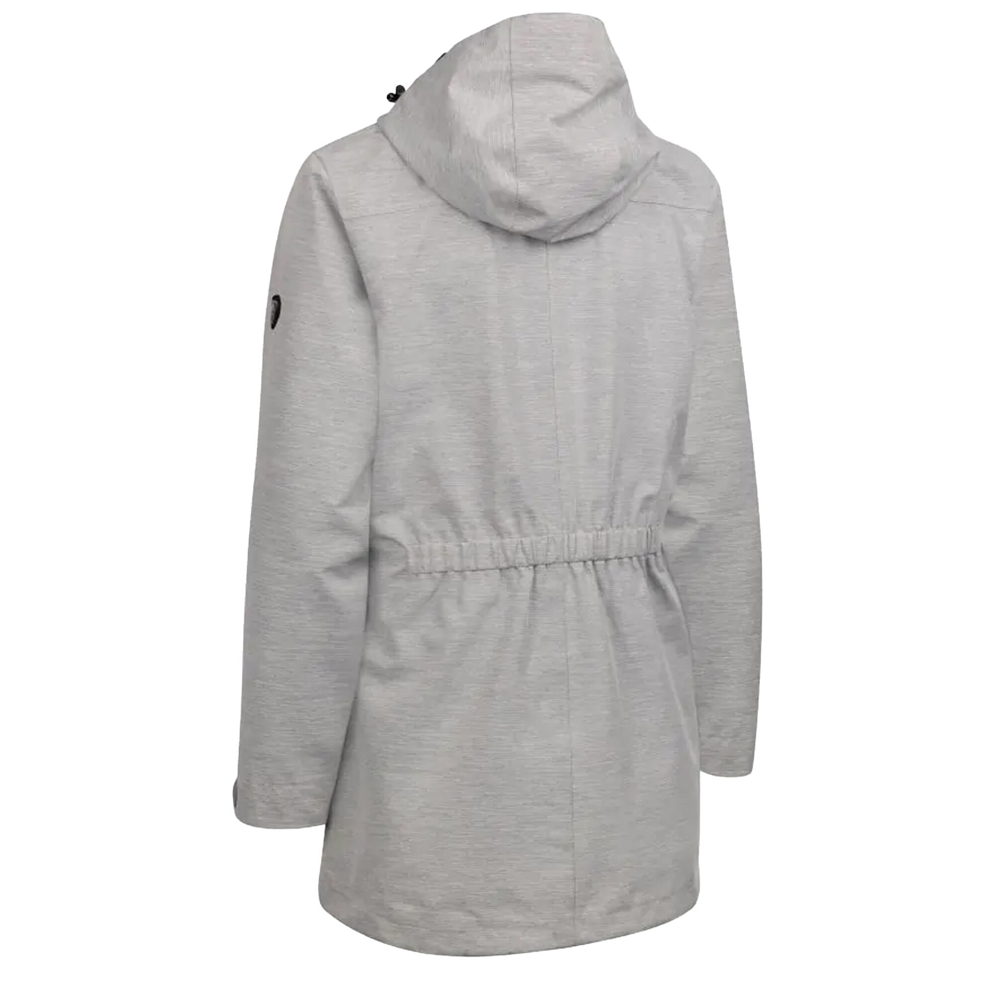 "Crystals" Jacke, wasserfest für Damen Platin meliert 2/3