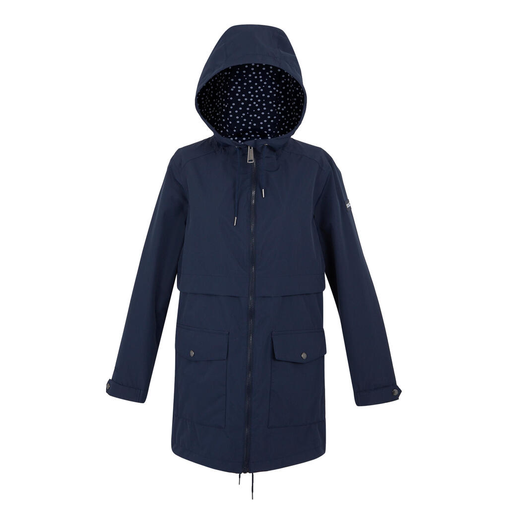 Womens/Ladies Navaeh Linear Waterproof Jacket (Navy)