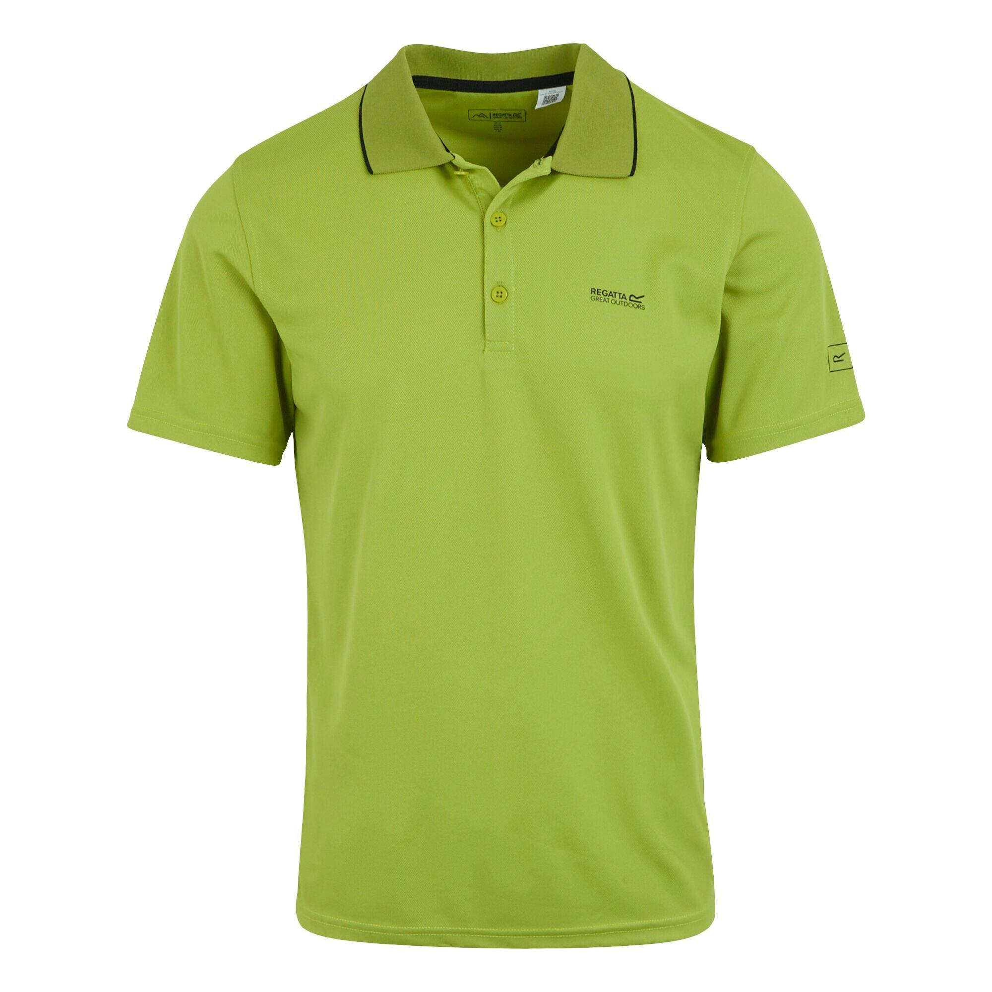 REGATTA Mens Maverick V Active Polo Shirt (Grenoble Green)