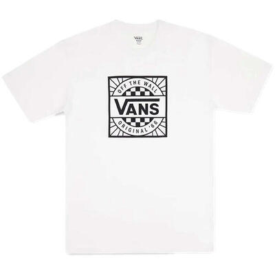 T-shirt met korte mouwen vans model vn0a5hmowht1 voor mannen