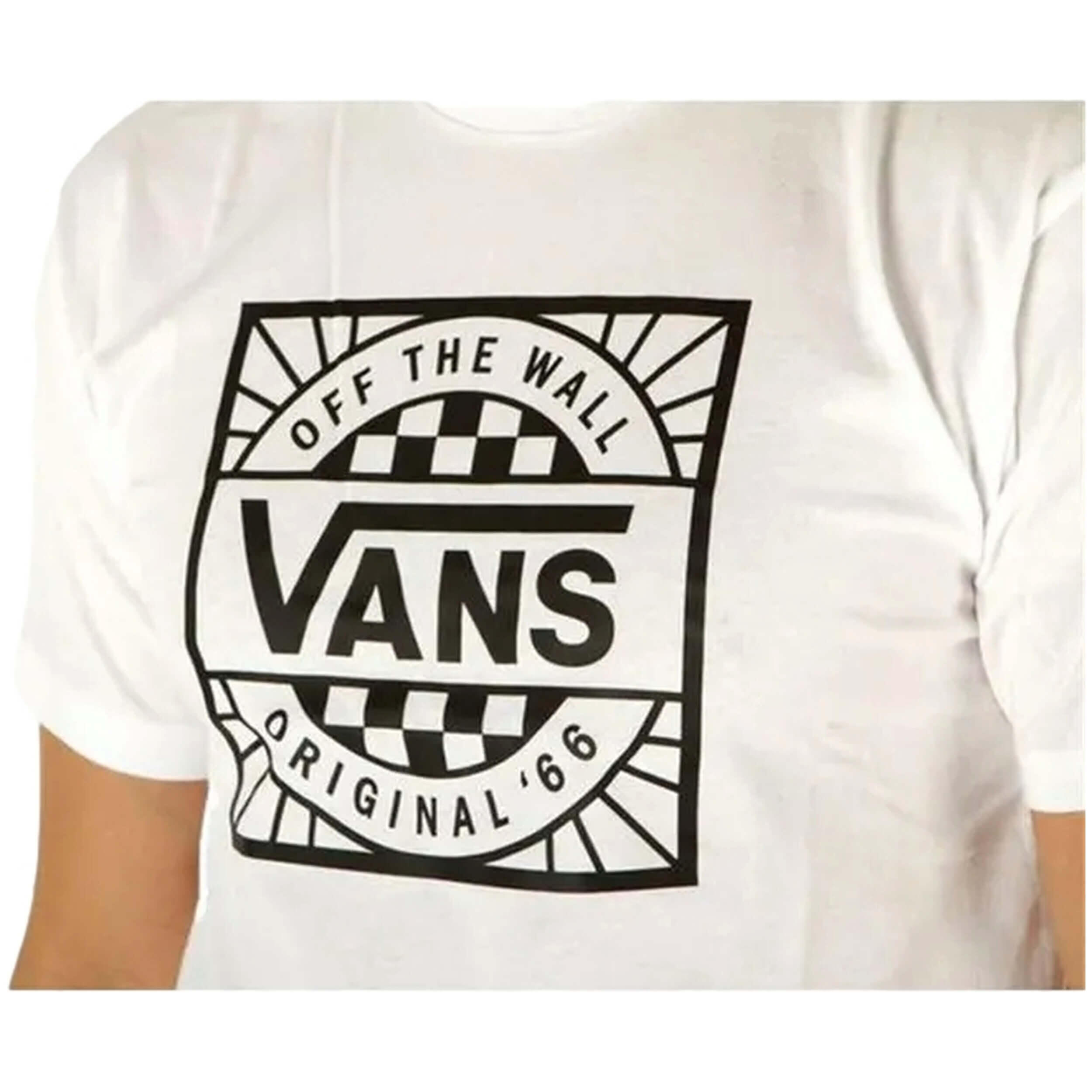 T-shirt Vans modelo VN0A5HMOWHT1 para homem 3/3