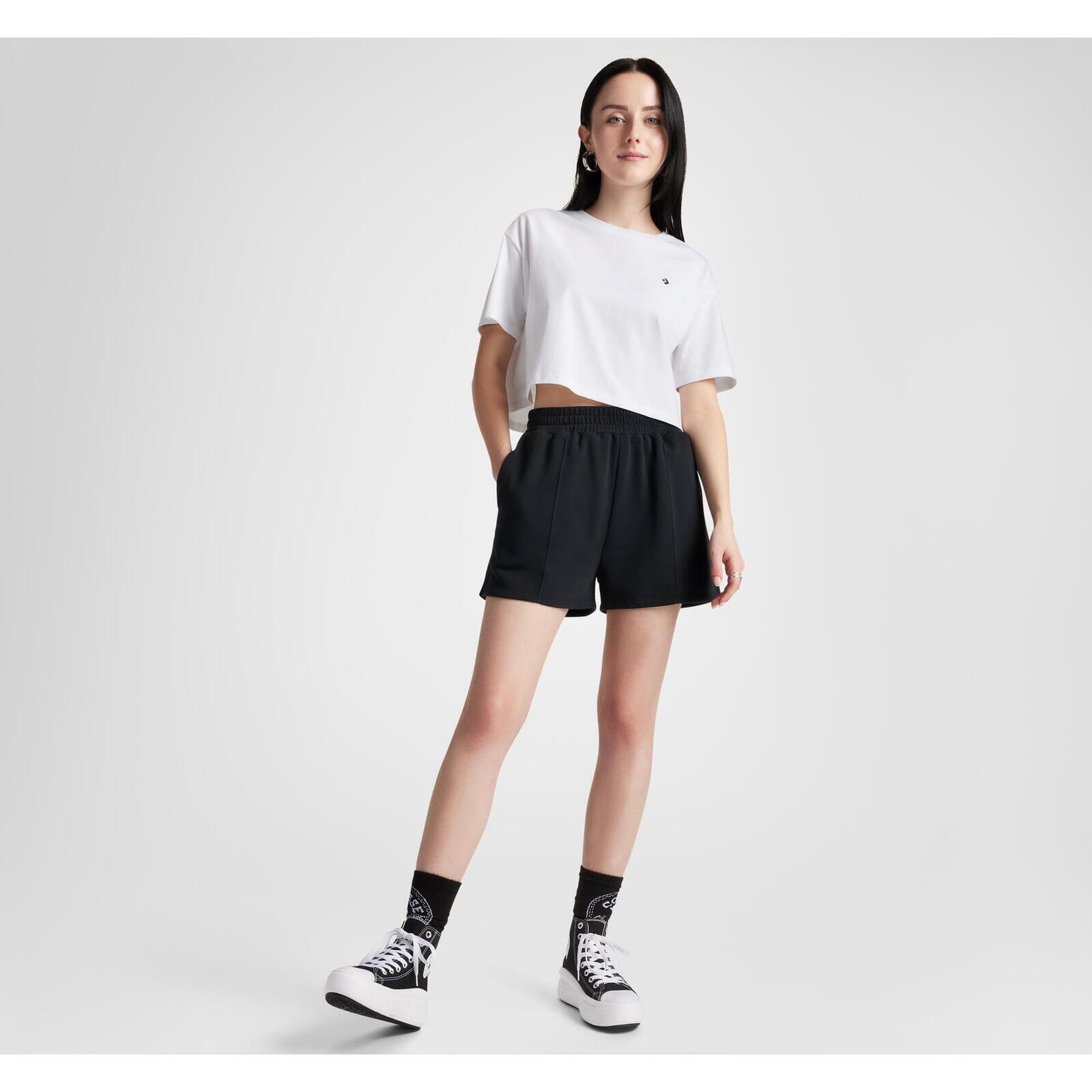 T-shirt Converse Sporty Boxy T-Shirt, Blanc, Femmes 3/5
