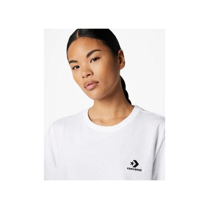 T-shirt Converse Go-To Embroidered Star Chevron, Blanc, Unisexe 5/5