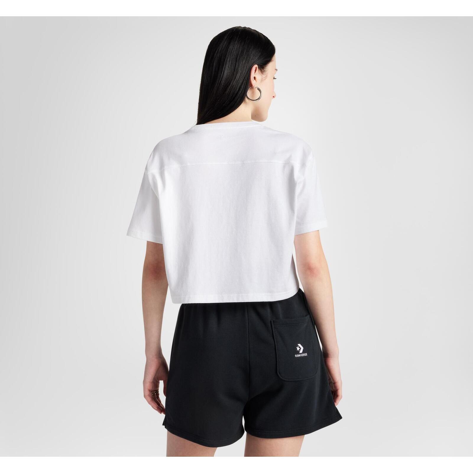 T-shirt Converse Sporty Boxy T-Shirt, Blanc, Femmes 2/5
