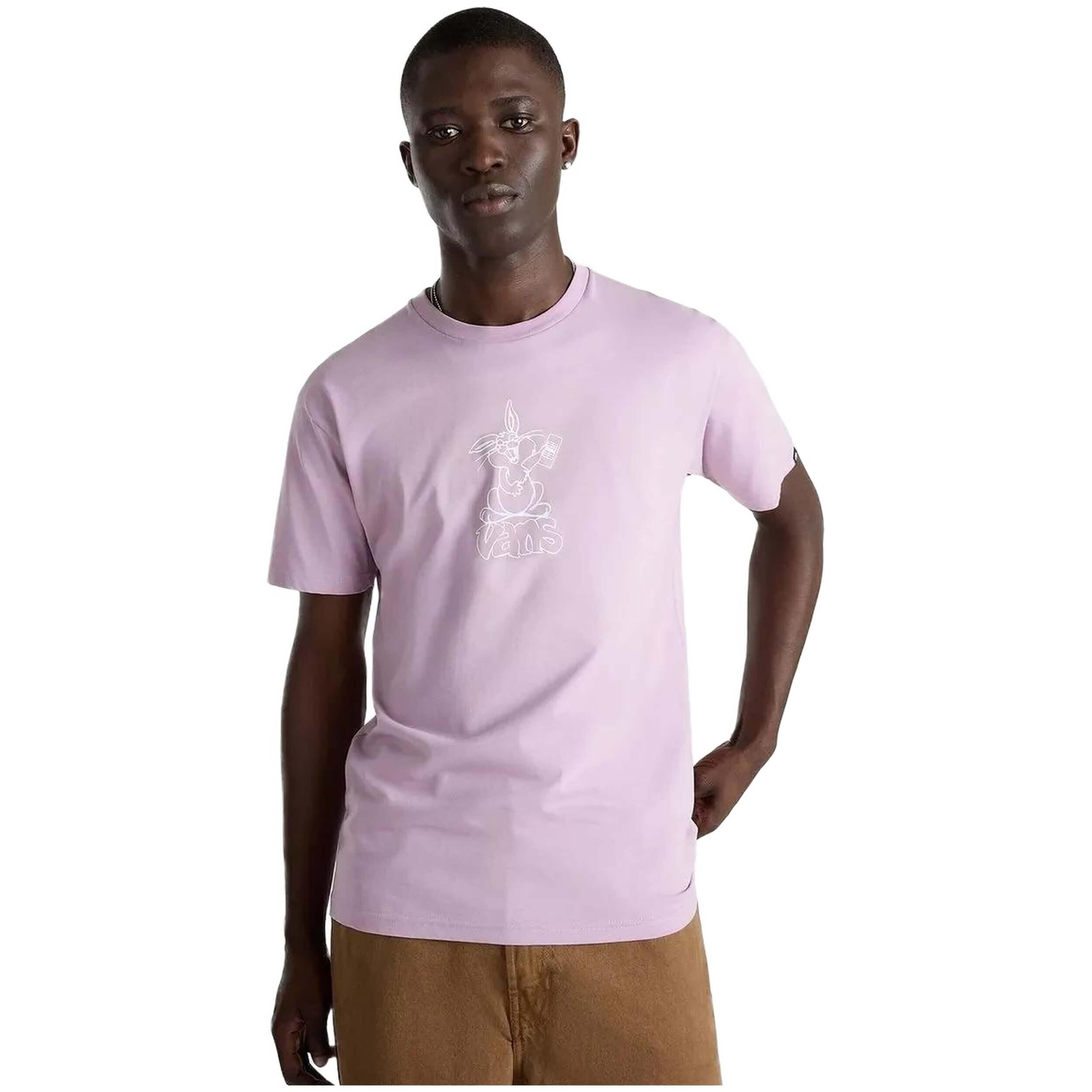 Vans - T-shirt Vans Modèle Vn000hfnd451 Pour Homme - T-shirt Manches Courtes - Rose - Decathlon