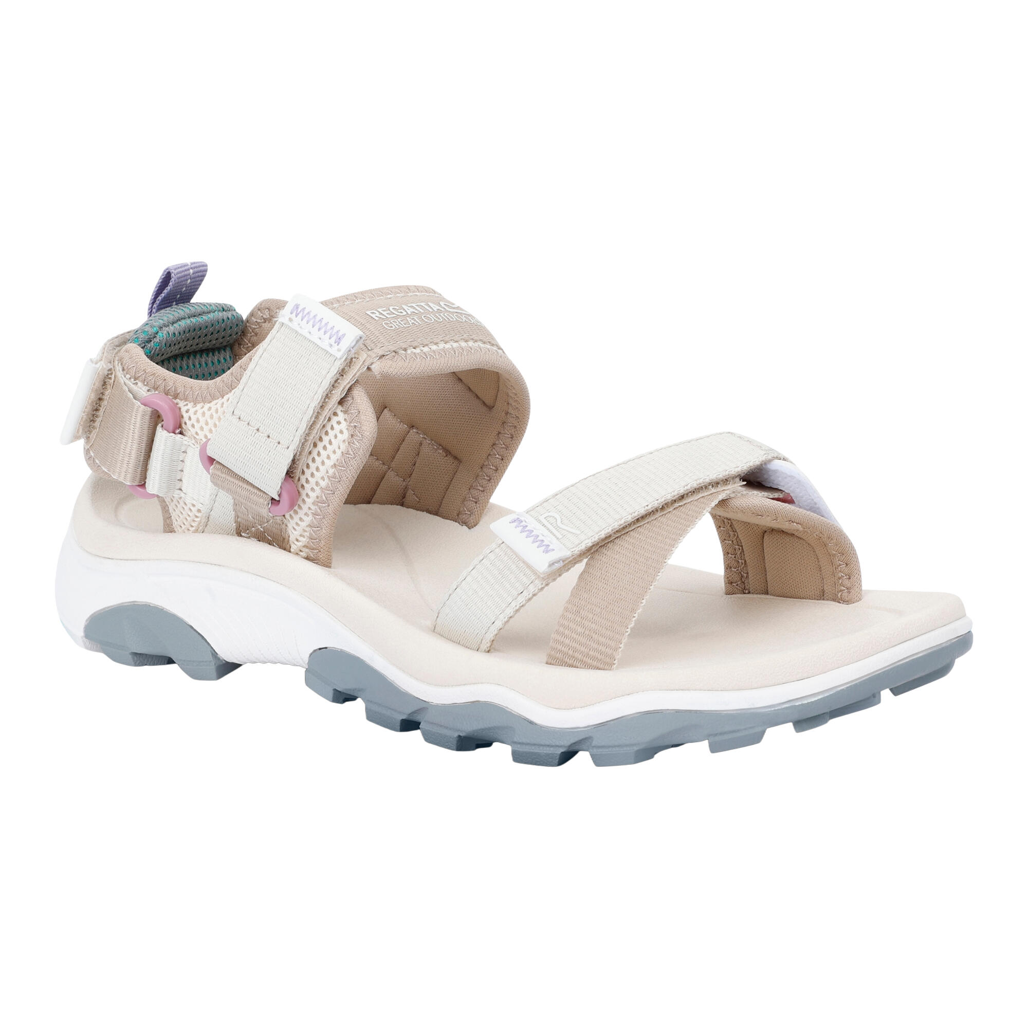 Regatta - Sandales Blaze Femme (vanille Clair) - Sabots Piscine - Beige|vert - 36 - Decathlon