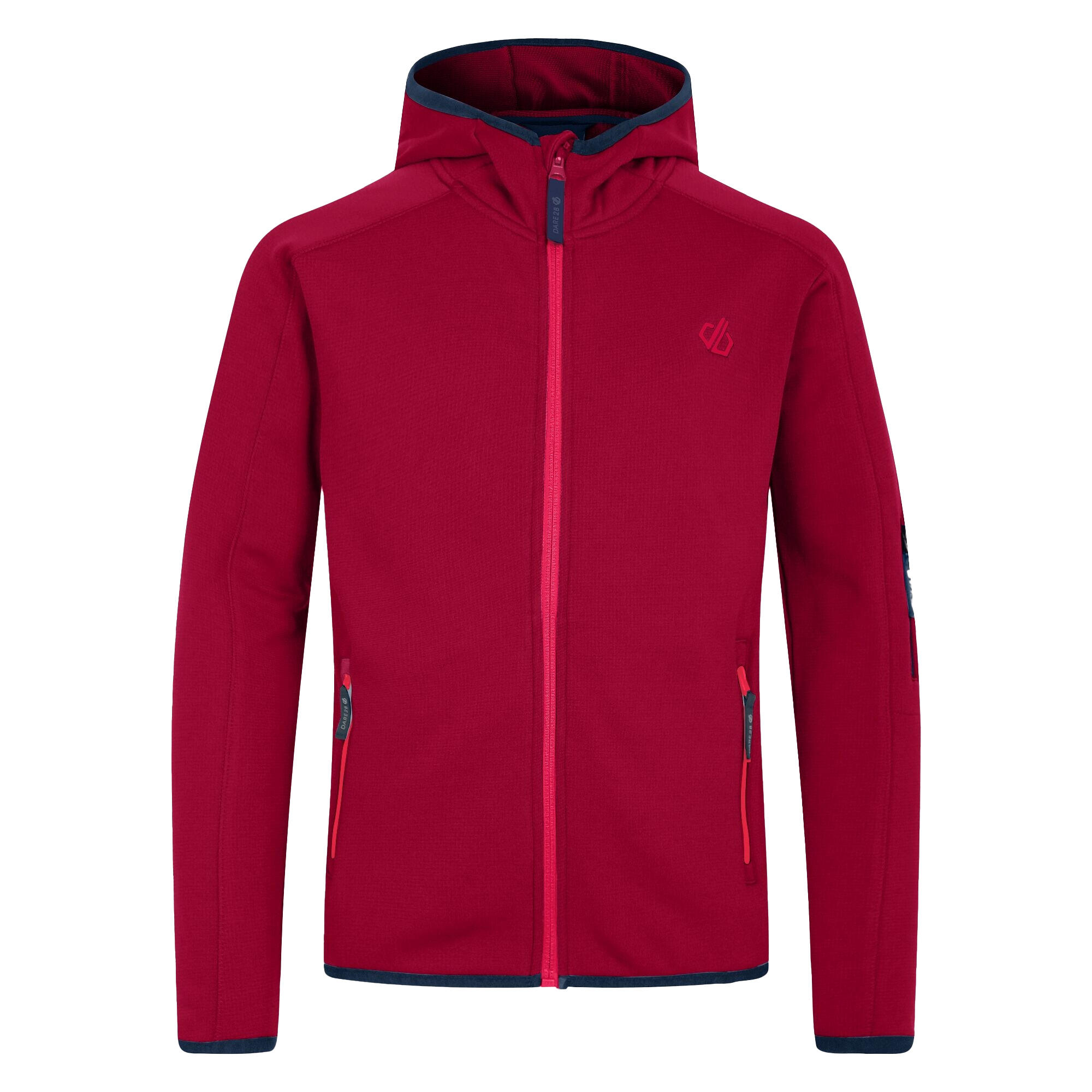 DARE 2B Childrens/Kids Explore Marl Fleece Jacket (Beetroot)