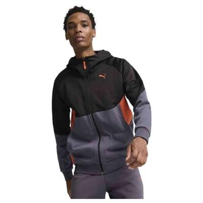 Hoodie puma tech full zip voor mannen