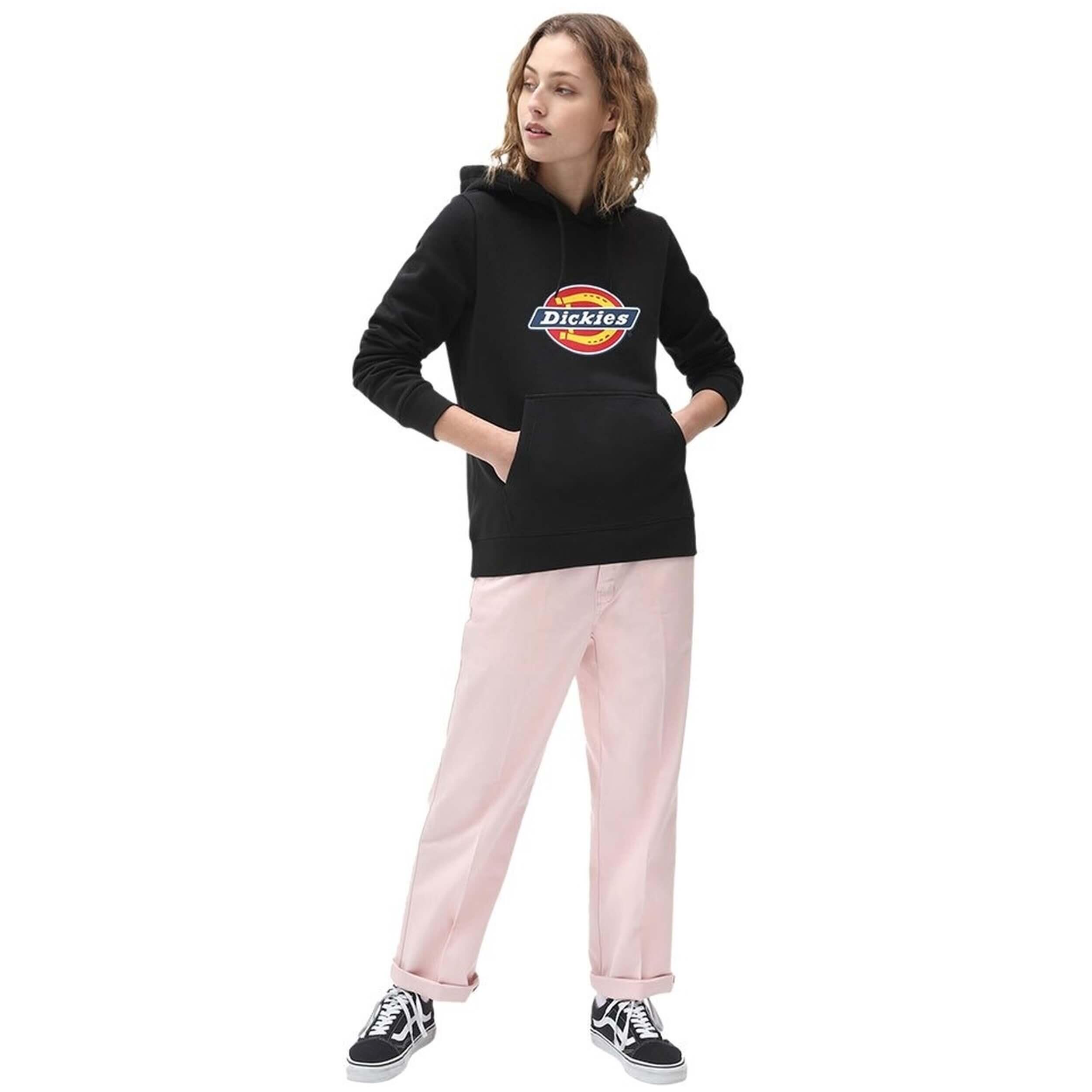 Felpa con cappuccio Dickies modello DK0A4XCCBLK1 per donne 4/4