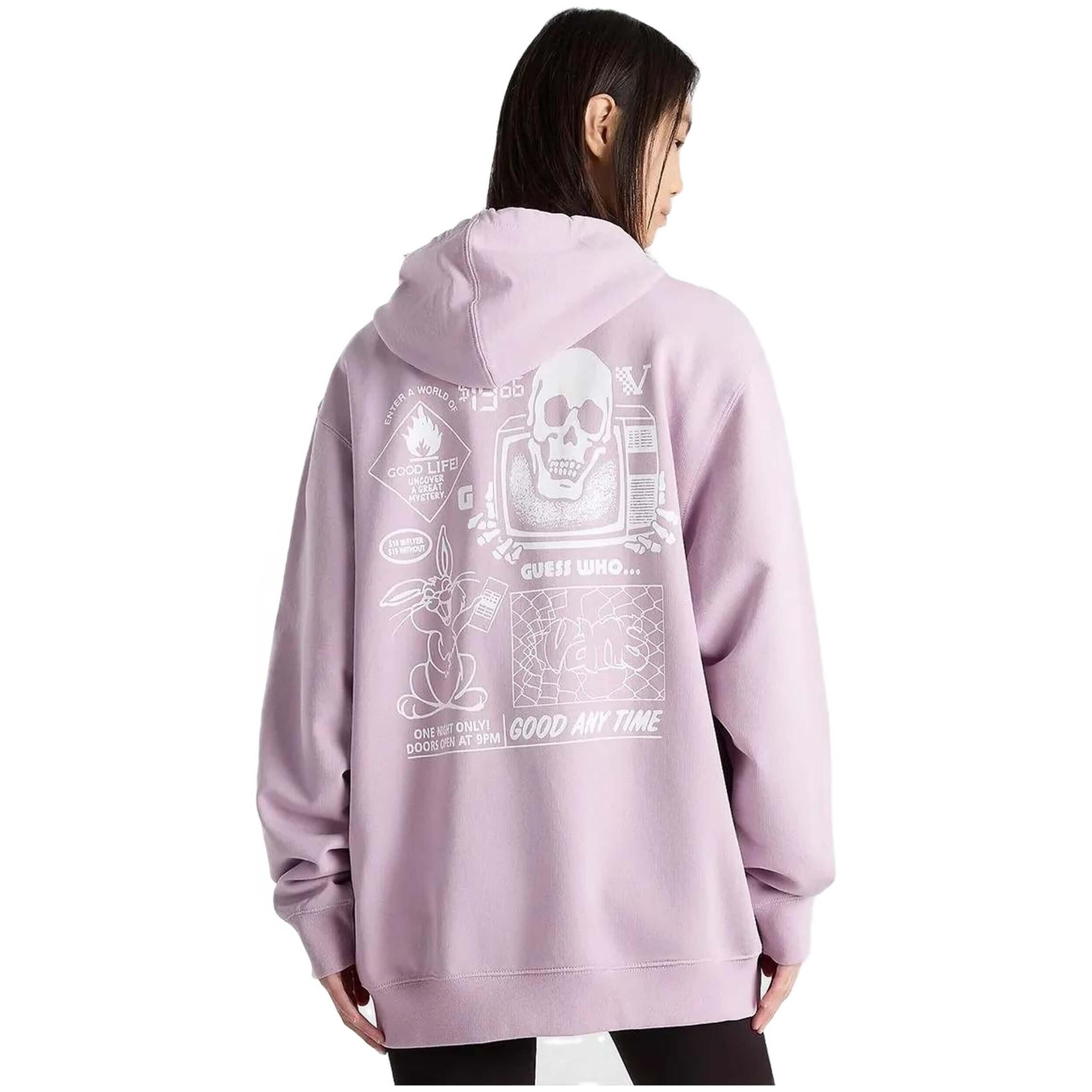 Felpa con cappuccio Vans modello VN000JE7D451 per unisex 4/4